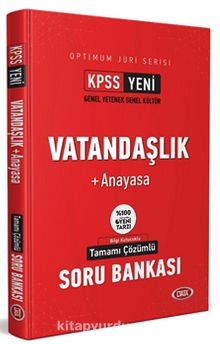 KPSS Optimum Jüri Serisi Vatandaşlık + Anayasa  Çözümlü Soru Bankası - Kolektif