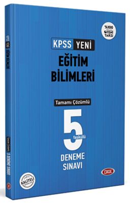 KPSS Eğitim Bilimleri Tamamı Çözümlü 5 Deneme Sınavı