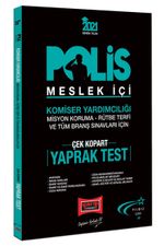 2021 Polis Meslek İçi Sınavlarına Hazırlık Çek Kopart Yaprak Test