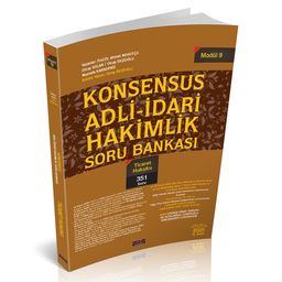 KONSENSUS Adli İdari Hakimlik Ticaret Hukuku Soru Bankası Modül 9