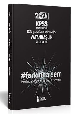 2021 Farkındaİsem KPSS Genel Kültür Vatandaşlık 20 Deneme