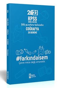 2021 Farkındaİsem KPSS Genel Kültür Coğrafya 20 Deneme