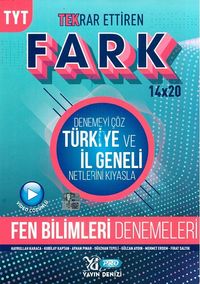 TYT Fen Bilimleri Fark 14x20 Tekrar Ettiren Denemeleri