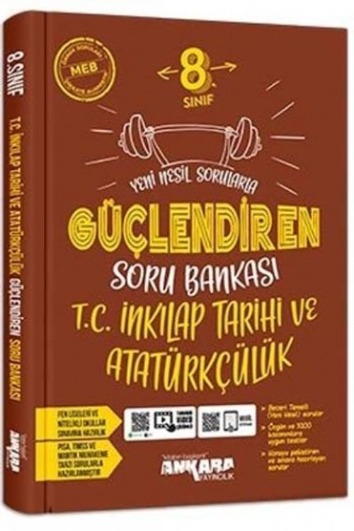 8. Sınıf T.C. İnkılap Tarihi ve Atatürkçülük Güçlendiren Soru Bankası