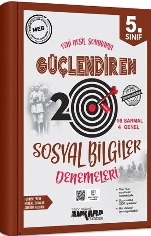 5. Sınıf Sosyal Bilgiler 20 Güçlendiren Deneme