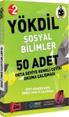Y&Ouml;KDİL Sosyal Bilimler 50 Adet &Ccedil;eviri ve Okul &Ccedil;alışması (Orta Seviye)
