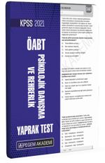 2021 KPSS ÖABT Psikolojik Danışma ve Rehberlik Yaprak Test