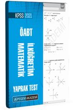2021 KPSS ÖABT İlköğretim Yaprak Test