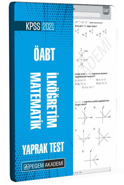 2021 KPSS ÖABT İlköğretim Yaprak Test