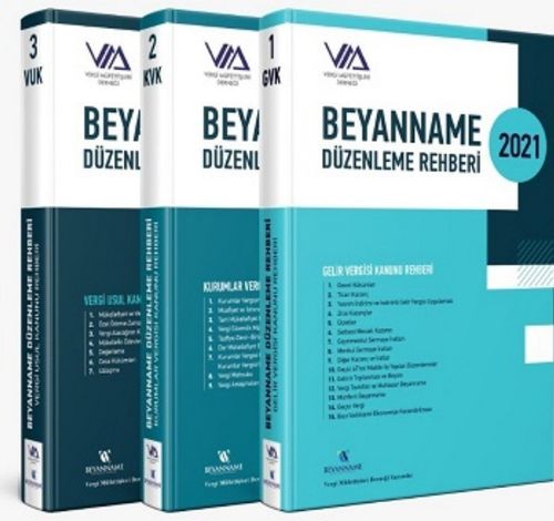 Beyanname Düzenleme Rehberi 2021 (Ciltli) (3 Cilt)