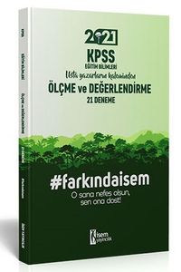 2021 KPSS Eğitim Bilimleri Ölçme ve Değerlendirme 21 Deneme