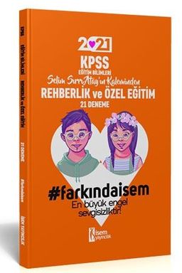 2021 KPSS Eğitim Bilimleri Rehberlik ve Özel Eğitim 21 Deneme 