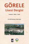 G&ouml;rele Lisesi Dergisi & İnceleme &ndash; Metin - Tasnif