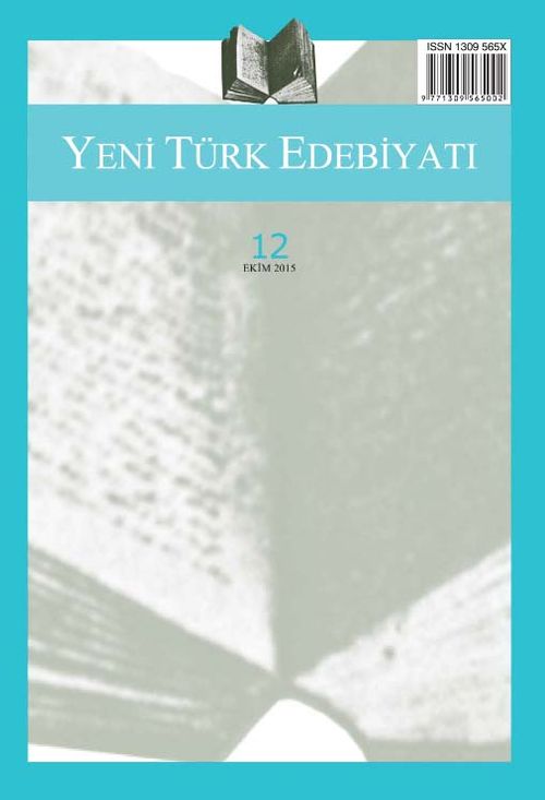 Yeni Türk Edebiyatı Hakemli Altı Aylık İnceleme Dergisi Sayı:12 Ekim 2015