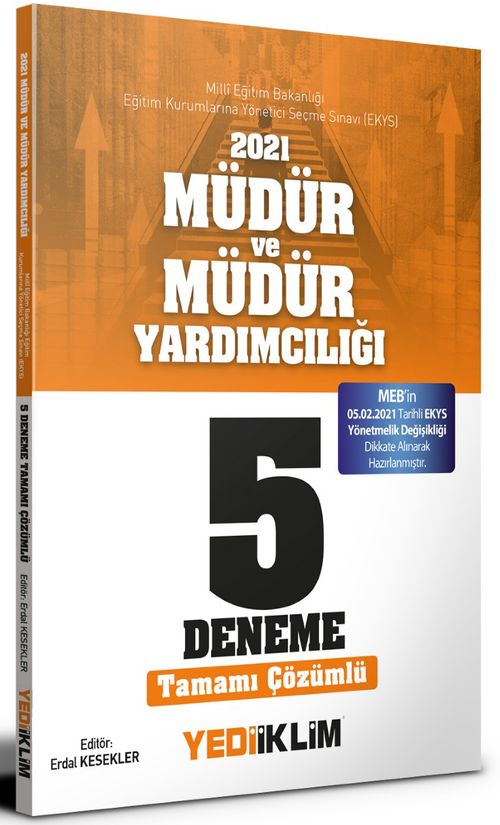 2021 MEB EKYS Müdür ve Müdür Yardımcılığı Tamamı Çözümlü 5 Deneme