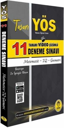 YÖS Tamamı Video Çözümlü 11 Deneme Sınavı