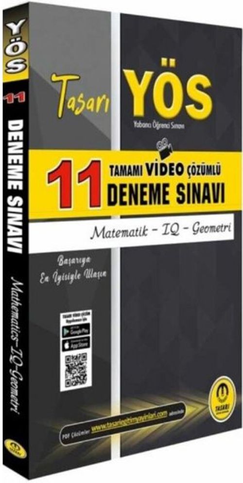 YÖS Tamamı Video Çözümlü 11 Deneme Sınavı