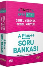 KPSS Genel Yetenek Genel Kültür A Plus ++ Soru Bankası 
