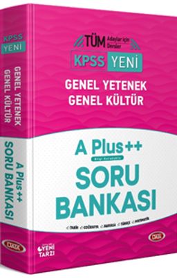 KPSS Genel Yetenek Genel Kültür A Plus ++ Soru Bankası 