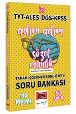 2021 TYT ALES DGS KPSS Adım Adım Sözel Mantık Tamamı Çözümlü Konu Özetli Soru Bankası