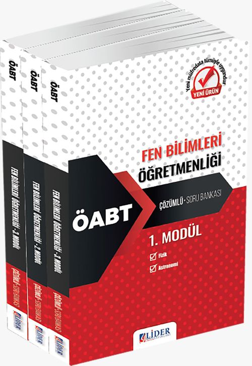 ÖABT Fen ve Teknoloji Öğretmenliği 3'lü Modül Soru Bankası