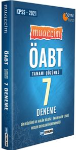 2021 ÖABT Muallim Din Kültürü ve Ahlak Bilgisi İmam Hatip Lisesi Meslek Dersleri Öğretmenliği Tamamı Çözümlü 7 Deneme