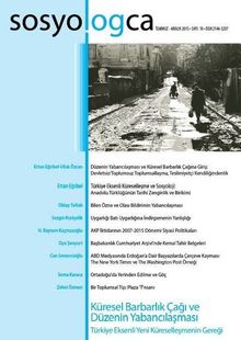 Sosyologca Dergisi Sayı:10 Haziran-Aralık 2015