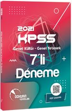 2021 KPSS Genel Kültür Genel Yetenek 7 li Deneme (PDF Çözümlü) 