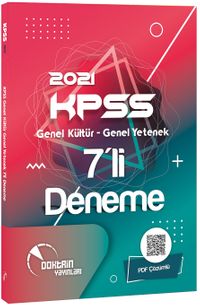 2021 KPSS Genel Kültür Genel Yetenek 7 li Deneme (PDF Çözümlü) 