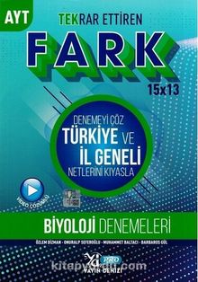 AYT Biyoloji Fark 15x13 Tekrar Ettiren Denemeleri - Kolektif