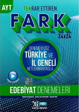 AYT Edebiyat Fark 24x24 Tekrar Ettiren Denemeleri