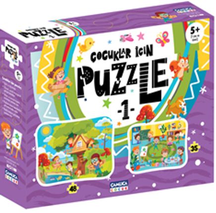 Çocuklar İçin Puzzle 1 (Kutulu)