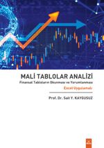 Mali Tablolar Analizi & Finansal Tabloların Okunması ve Yorumlanması Excel Uygulamali