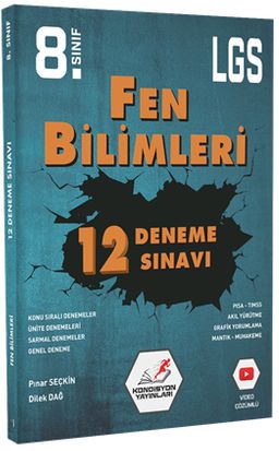 8. Sınıf LGS Fen Bilimleri 12'li Deneme Sınavı 