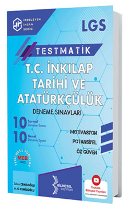 2021 LGS Tek Kitap İki Ders: T.C. İnkılap Tarihi ve Atatürkçülük & Din Kültürü ve Ahlak Bilgisi Deneme Sınavı