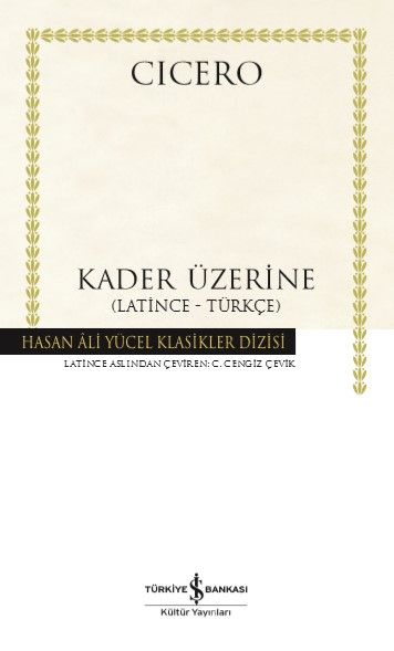 Kader Uzerine Latince Turkce Ciltli Cicero Kitapyurdu Com