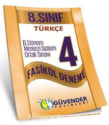 8. Sınıf Türkçe 2. Dönem Merkezi Sistem Ortak Sınavı 4 Fasikül Deneme