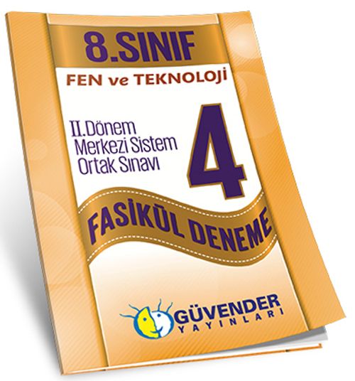 8. Sınıf Fen Teknoloji 2. Dönem Merkezi Sistem Ortak Sınavı 4 Fasikül Deneme