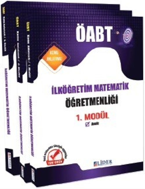 2021 ÖABT İlköğretim Matematik Öğretmenliği  3'lü Modül Konu Anlatımı