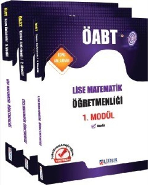 2021 ÖABT Lise Matematik Öğretmenliği 3'lü Modül Konu Anlatımı