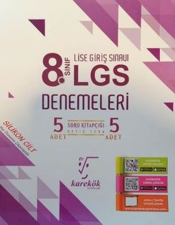 8. Sınıf LGS Denemeleri 5 Adet Soru Kitapçığı 