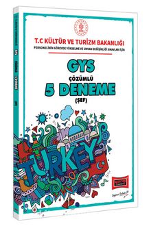 GYS T.C. Kültür ve Turizm Bakanlığı Şef İçin Çözümlü 5 Deneme