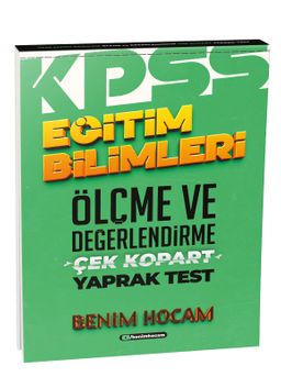 2021 KPSS Eğitim Bilimleri Ölçme ve Değerlendirme Çek Kopart Yaprak Test 