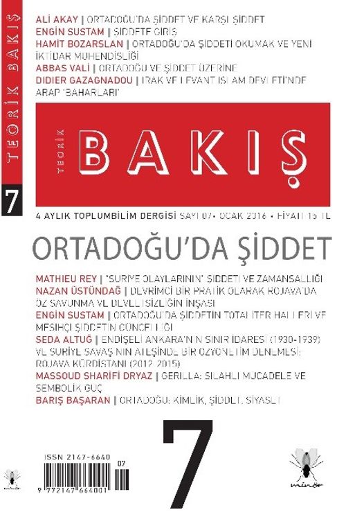 Teorik Bakış 4 Aylık Toplumbilim Dergisi Sayı:7 Şubat 2016