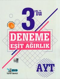 AYT Eşit Ağırlık 3'lü Pro Deneme