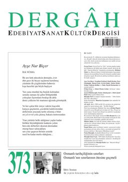 Dergah Edebiyat Sanat Kültür Dergisi Sayı:373 Mart 2021