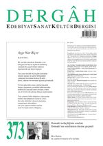 Dergah Edebiyat Sanat Kültür Dergisi Sayı:373 Mart 2021