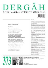 Dergah Edebiyat Sanat Kültür Dergisi Sayı:373 Mart 2021