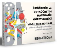2021 ÖABT İlköğretim ve Ortaöğretim Matematik Öğretmenliği Diferansiyel Denklemler - Analitik Geometri Video Ders Notları 