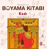 Yetişkinler İçin Boyama Kitabı / Kedi